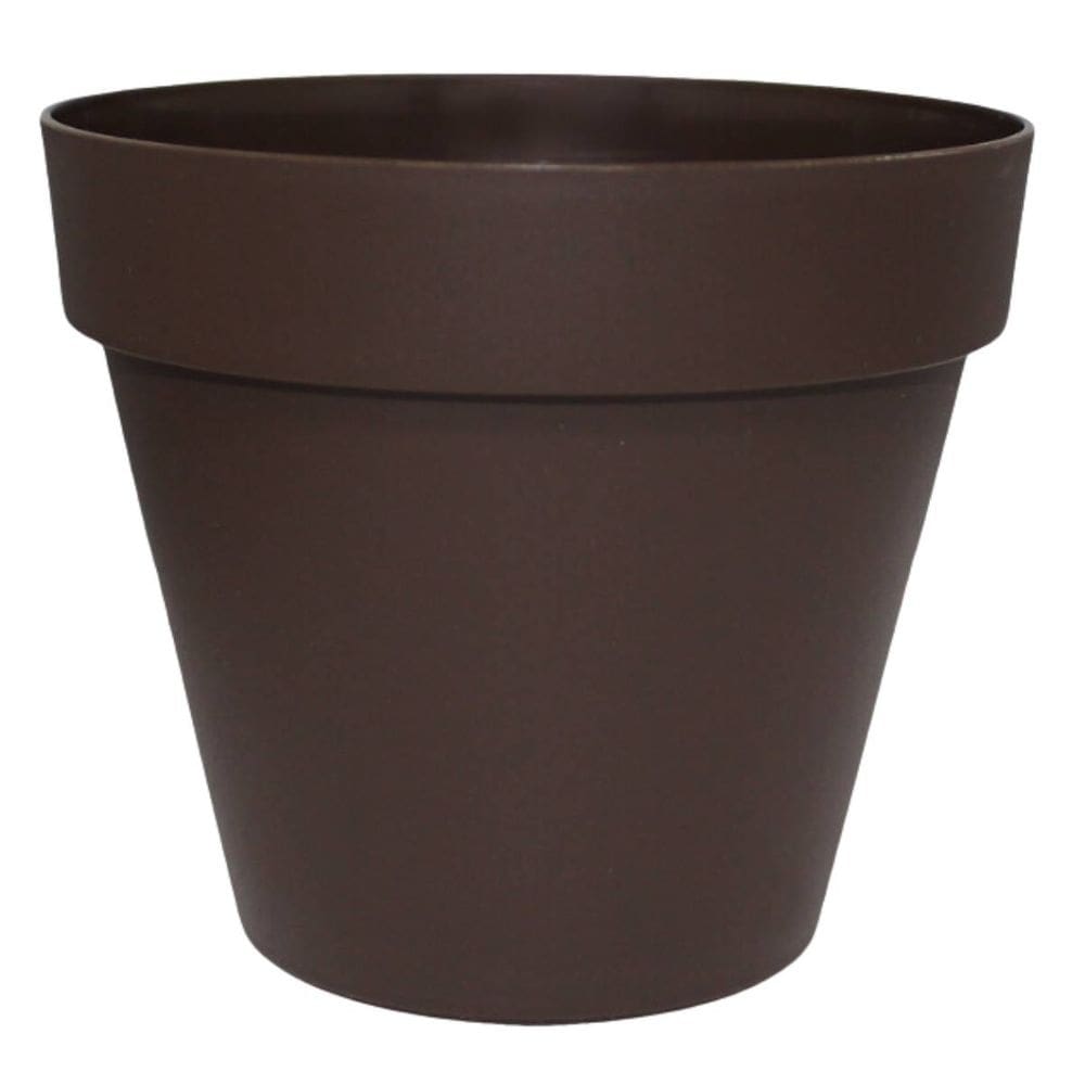 Vaso Plástico Unique 12 (12X10,5cm) Café JAPI