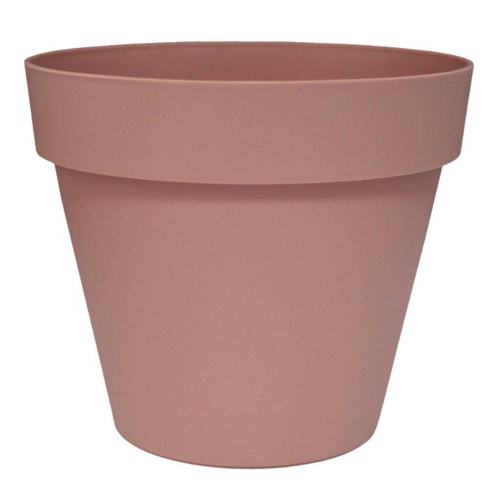 Vaso Plástico Unique 12 (12X10,5cm) Rosa JAPI