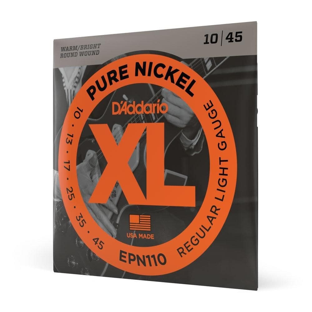 Encordoamento Guitarra 10-45 D Addario XL Pure Nickel EPN110 [F035]