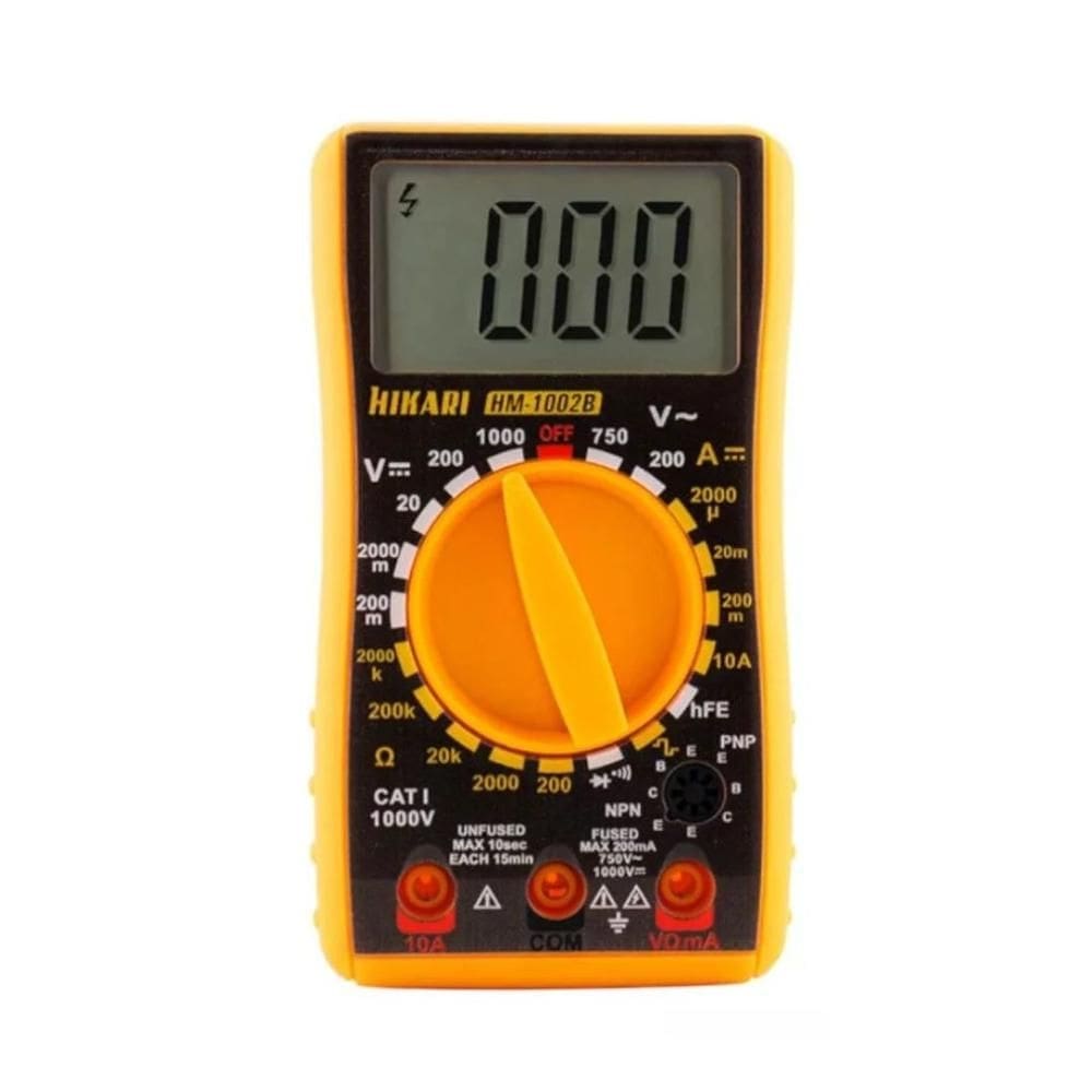 Multimetro Digital Hm-1002 B Hikari [F086]