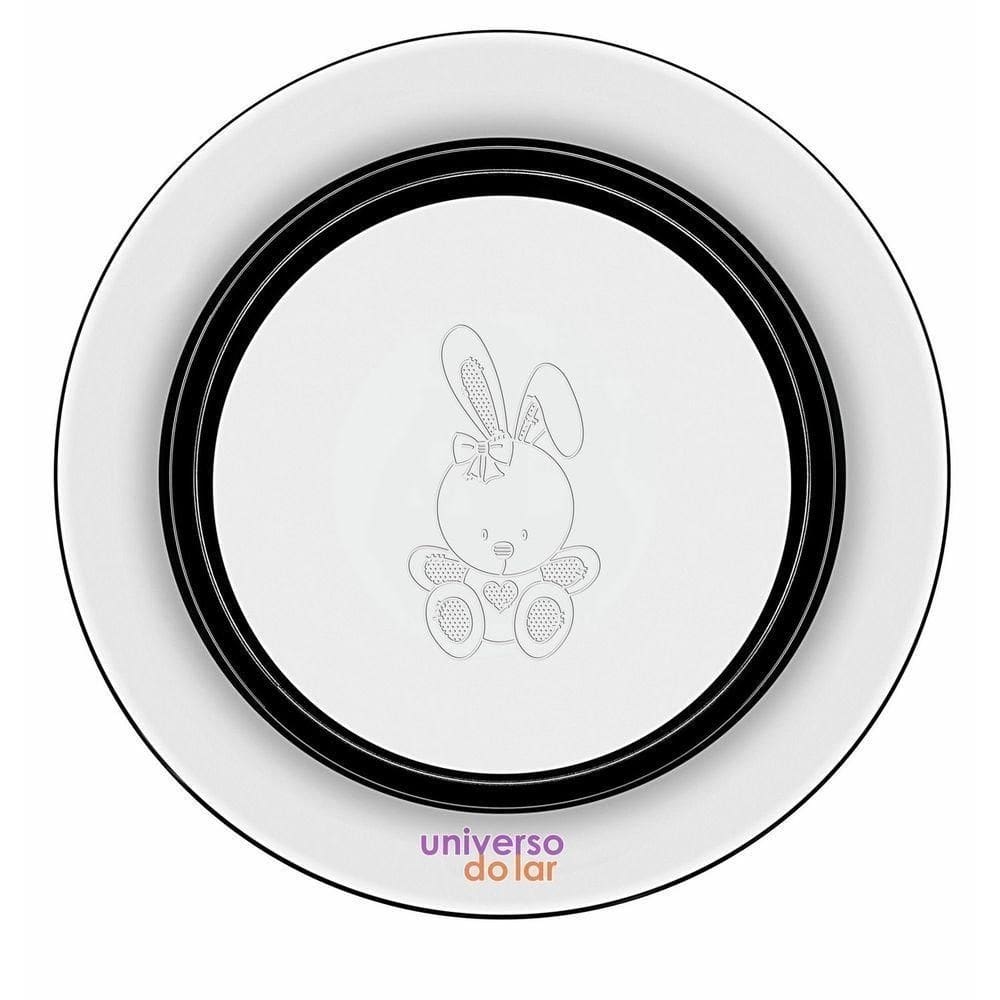 Prato Infantil Tramontina Le Petit Inox Coelhinho 23 Cm Aço Inox