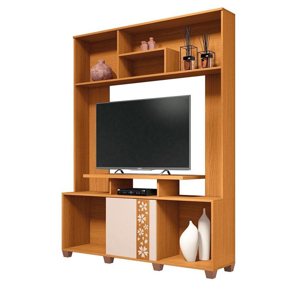 Estante para Sala Milla Cinamomo Off White – HB Móveis