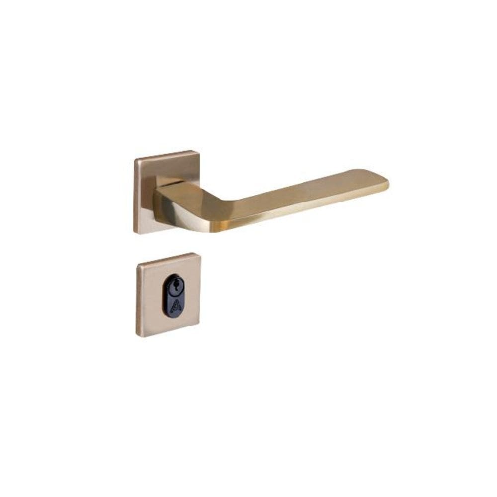 fechadura entrada ultra line roseta s40 bronze latonado alianca