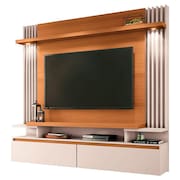 Painel para TV Home Suspenso Cosmo Cinamomo Off White – HB Móveis