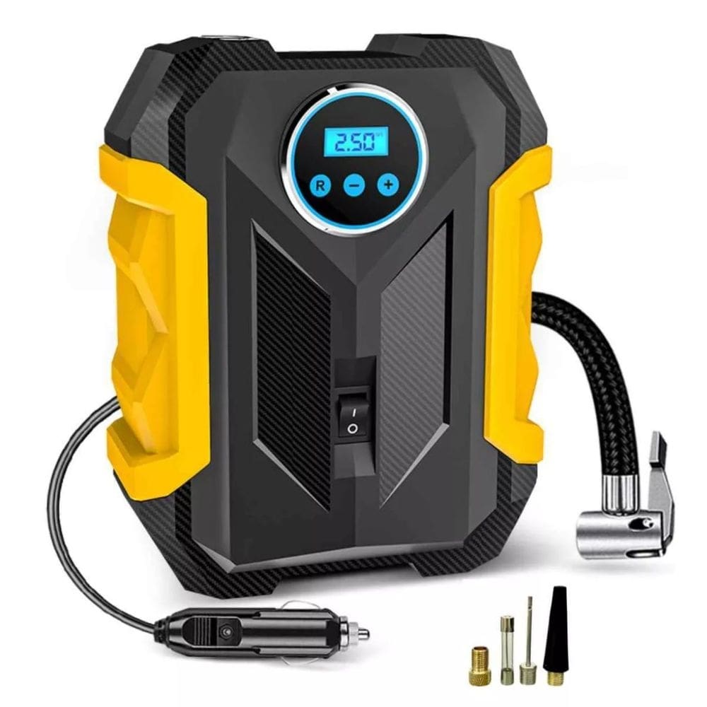 Bomba Compressor De Ar Digital Calibrador De Pneu Portátil