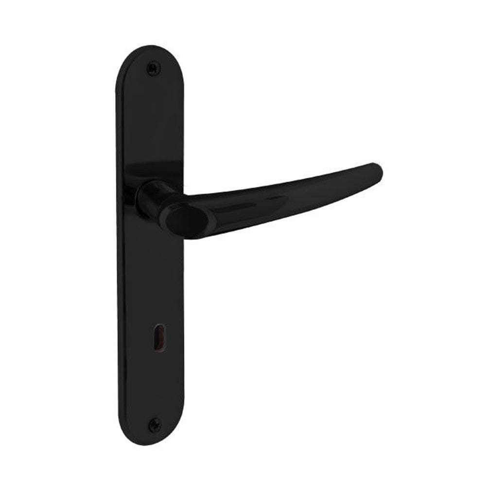 fechadura interna joy espelho 40mm preto fosco alianca