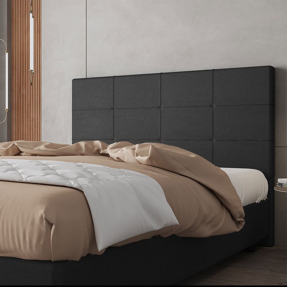 Cabeceira Estofada Queen Size 160 cm Marte Corino SkyBox