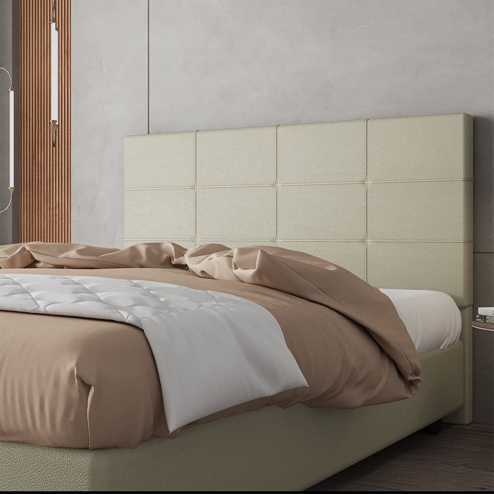 Cabeceira Estofada King Size 195 cm Marte Corino SkyBox