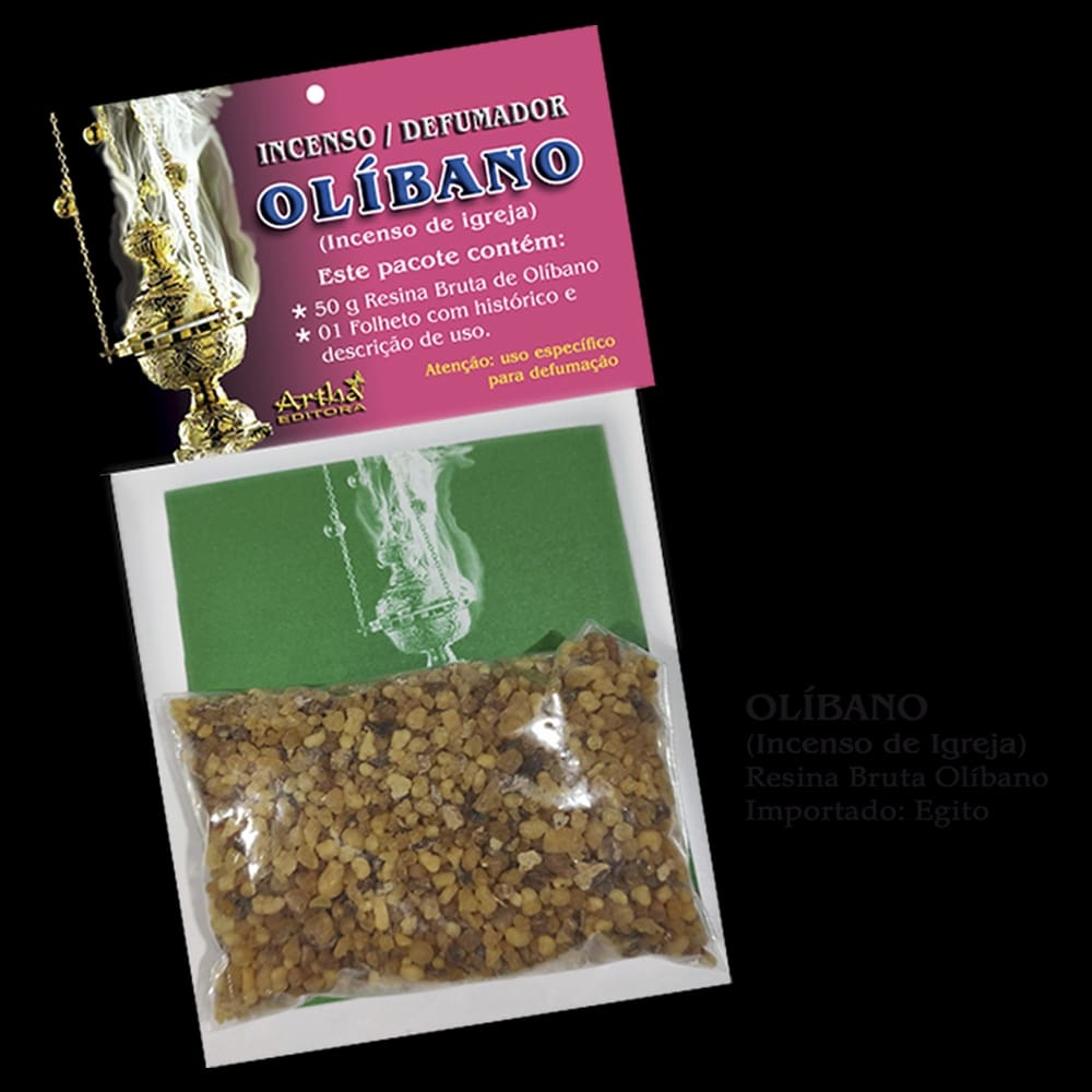 Incenso Olíbano em Resina Pura importado do Egito 50 g
