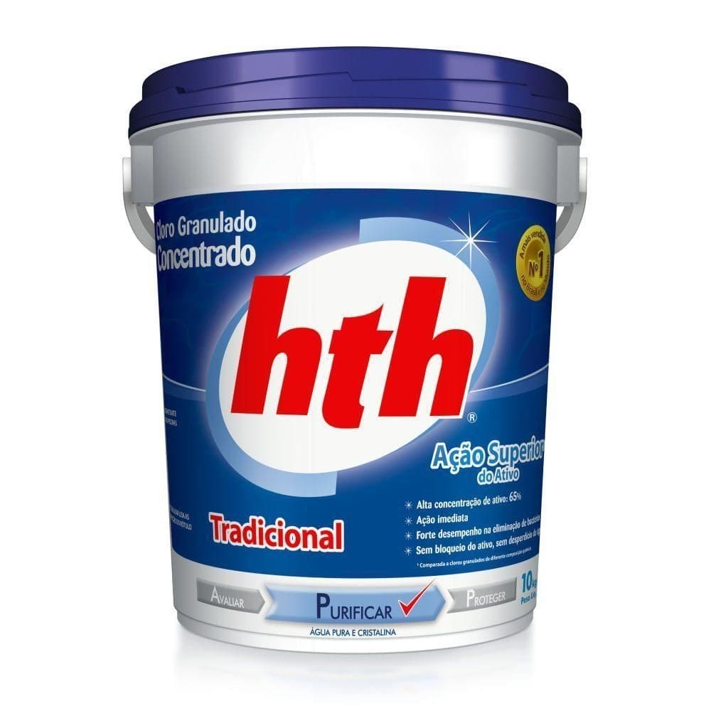 Cloro Tradicional - Hth 10 Kg