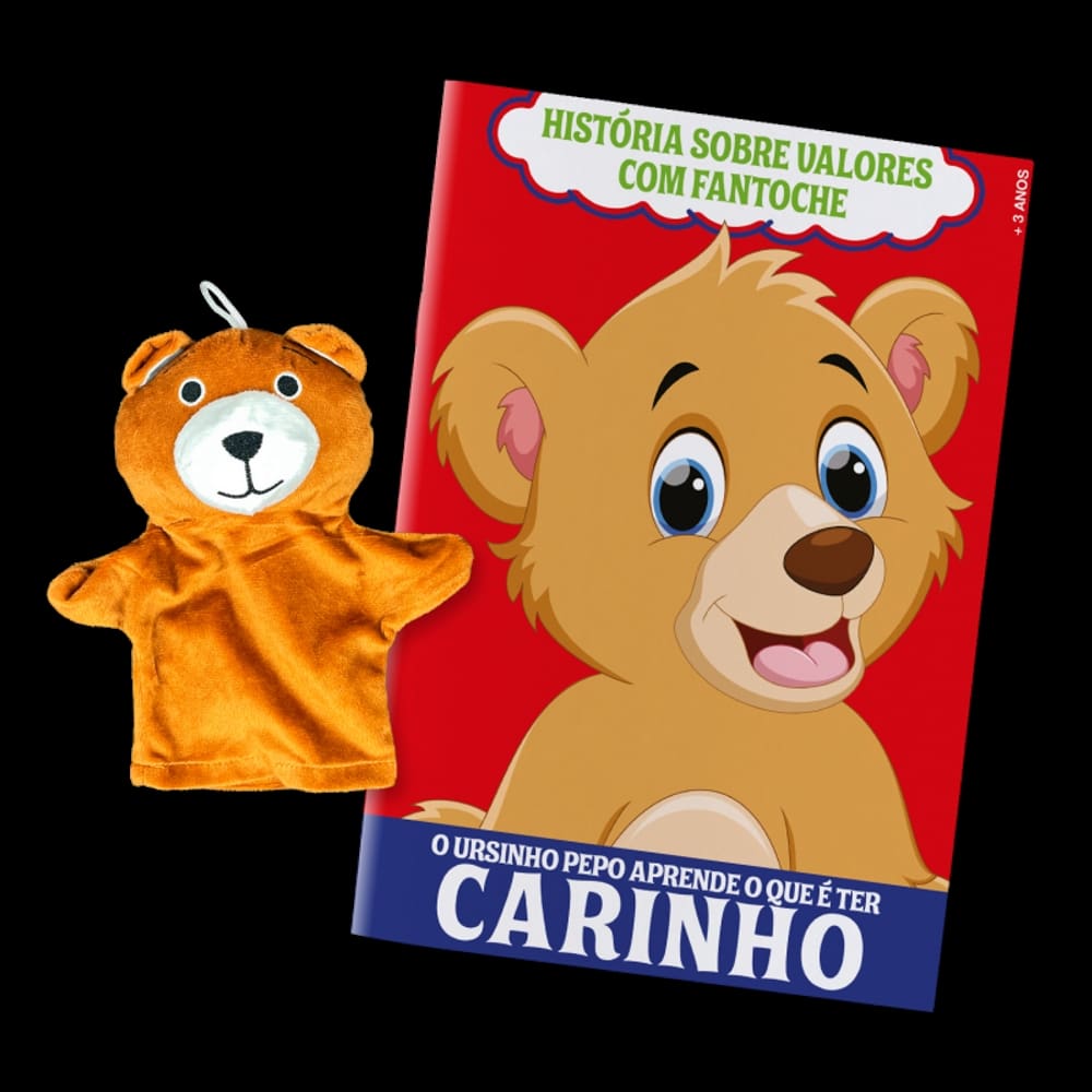 História sobre Valores com Fantoche – Urso