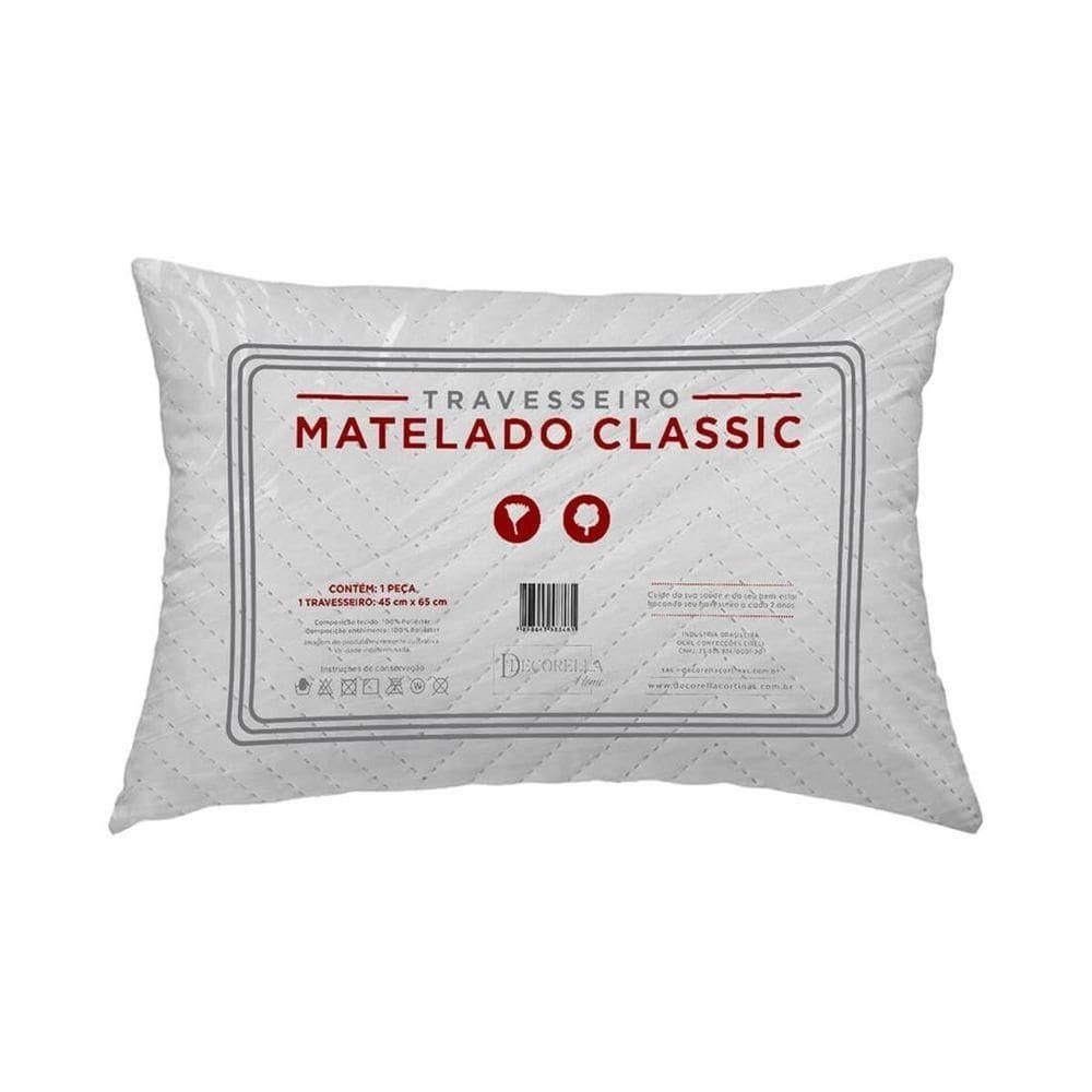 Travesseiro Suporte 65cm X 45cm Matelado Classic