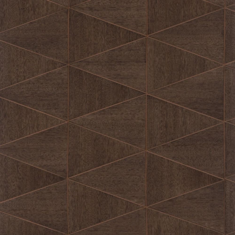 Papel de Parede Travertino Geométrico Marrom 33361