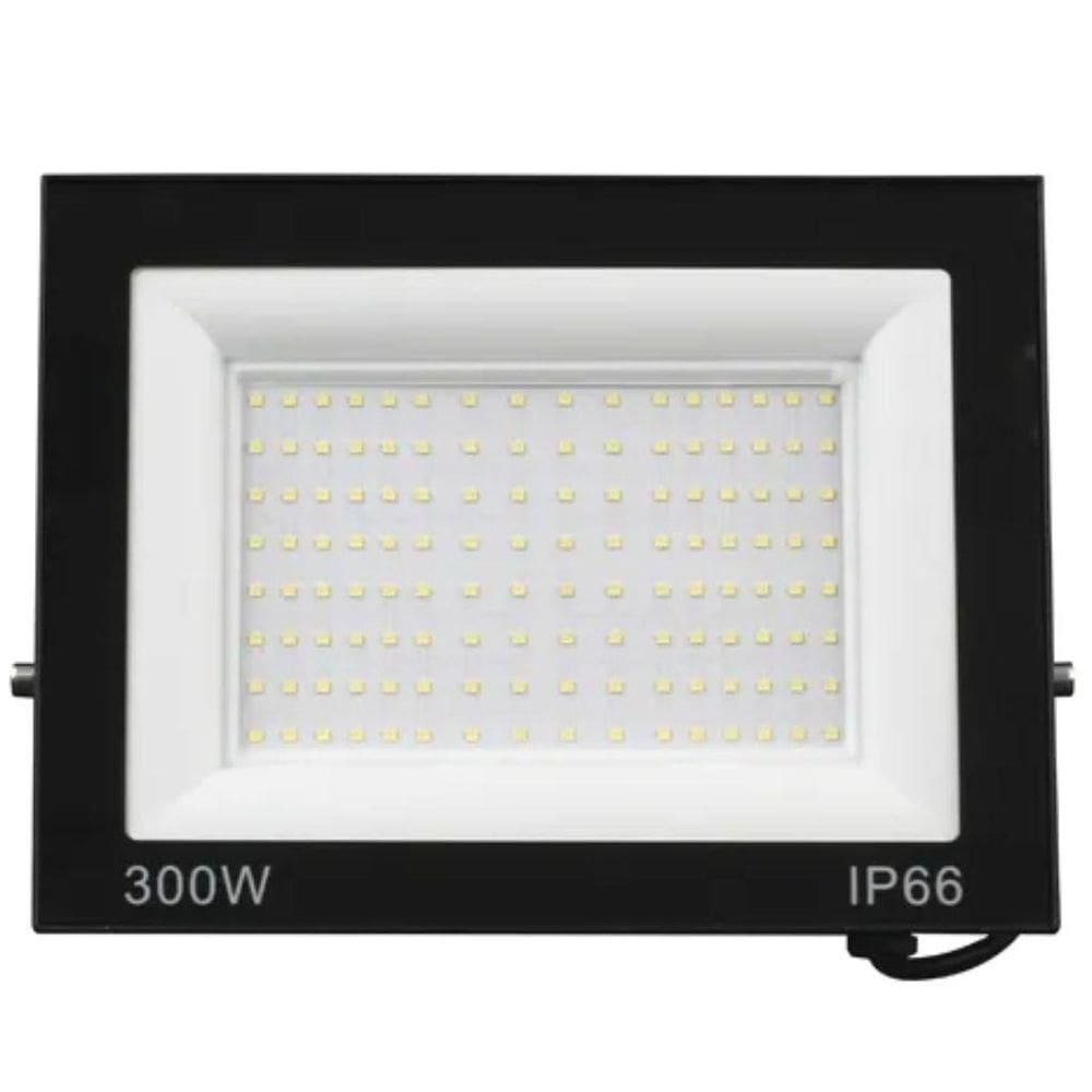 Refletor Led 300W Prova Dagua Holofote Branco Frio