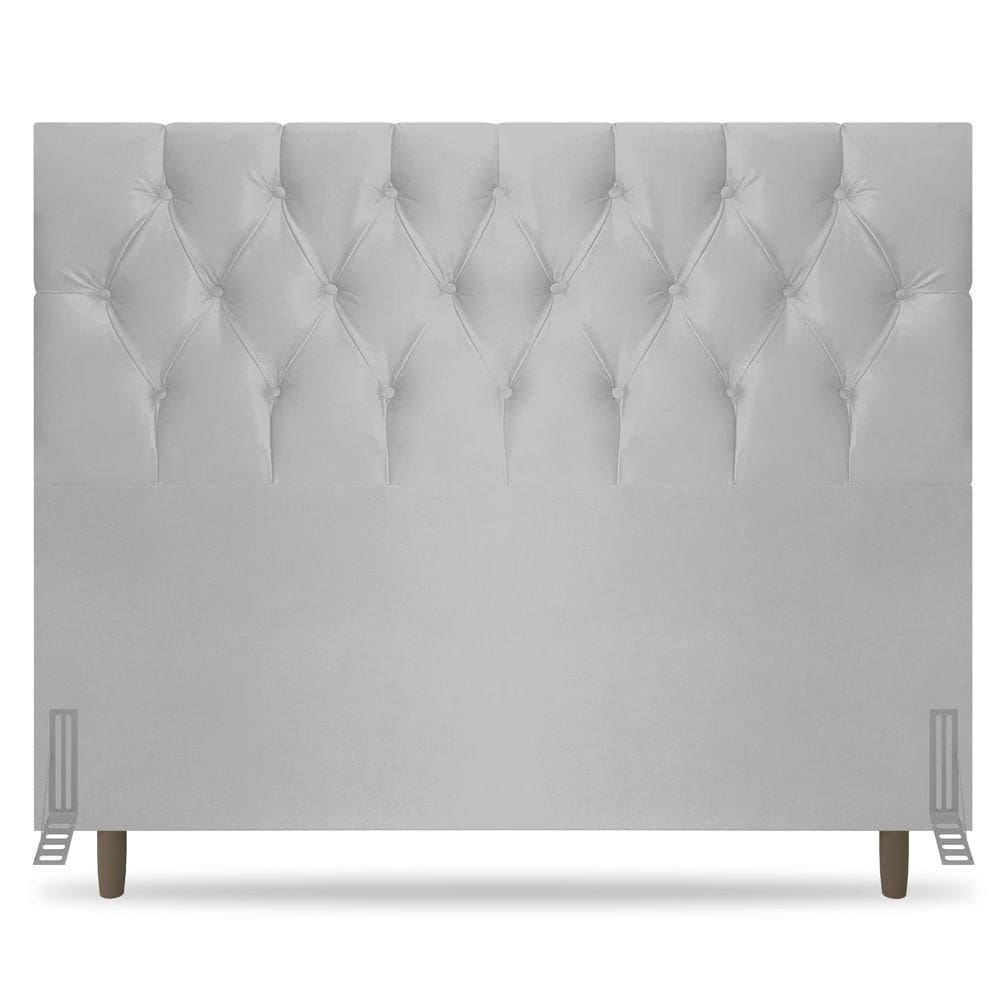 Cabeceira Cama Box Casal Queen Size Madrid 160cm Branco