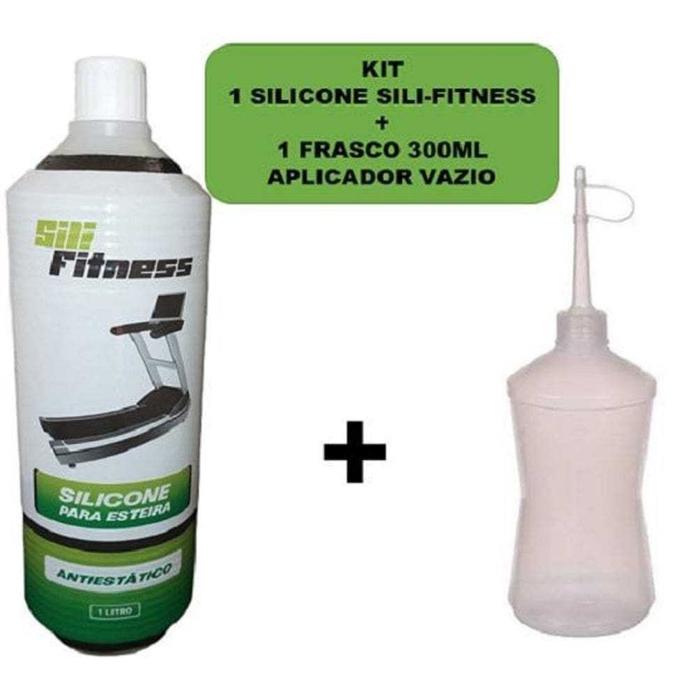 Silicone lubrificante esteiras sili-fitness 1 litro + frasco