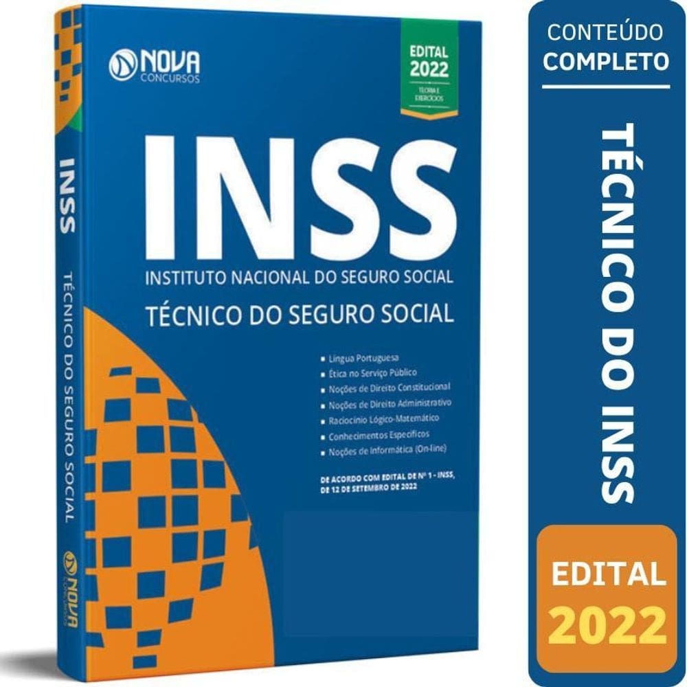 Apostila técnico do inss - instituto nacional seguro social