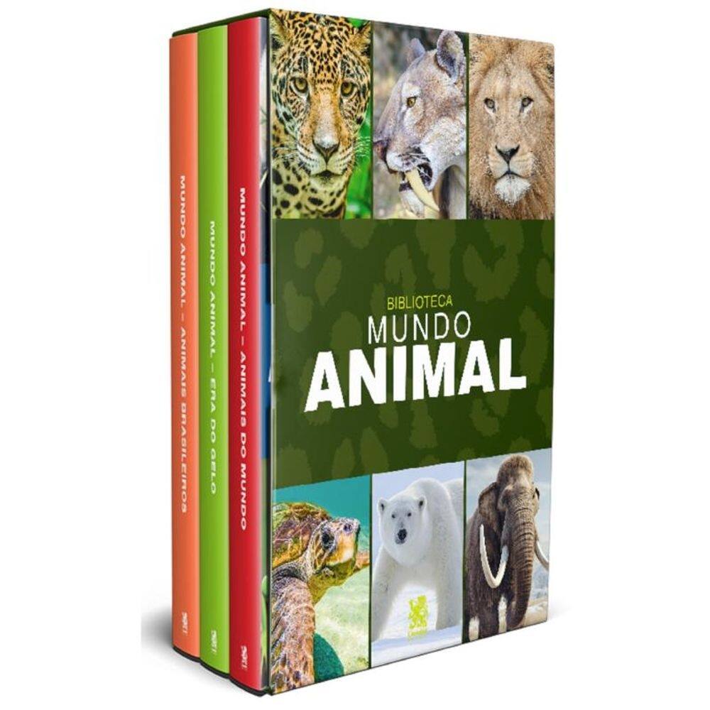 Biblioteca Mundo Animal - Box com 3 Livros