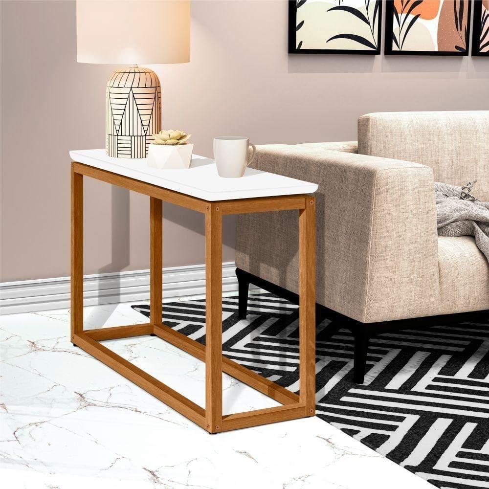 Mesa De Apoio Roma Branco Nature