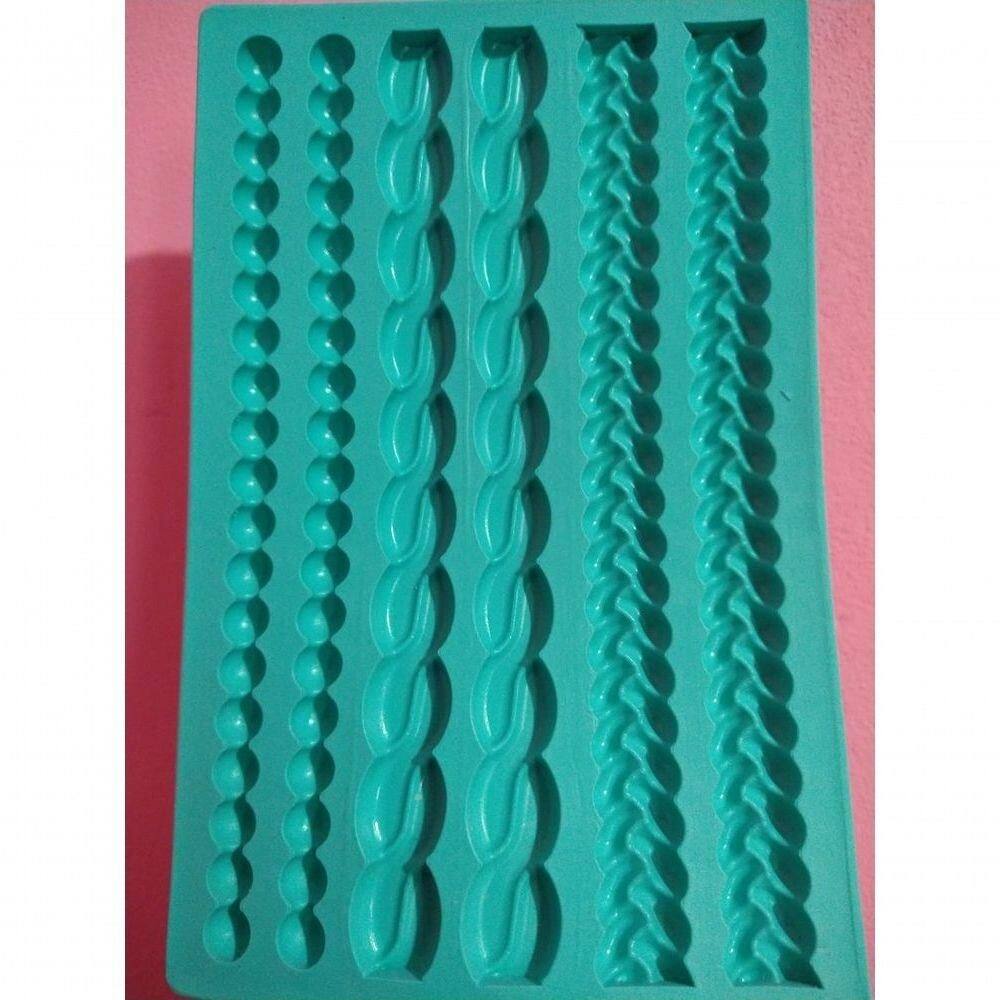 Molde Silicone Cordas Correntes Colar Pérolas
