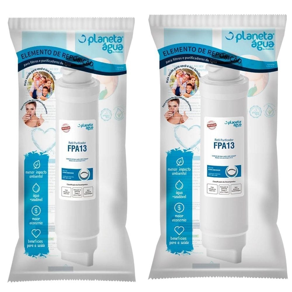 Refil Filtro Purificador Electrolux Pe10B E Pe10X- Kit 2 Un