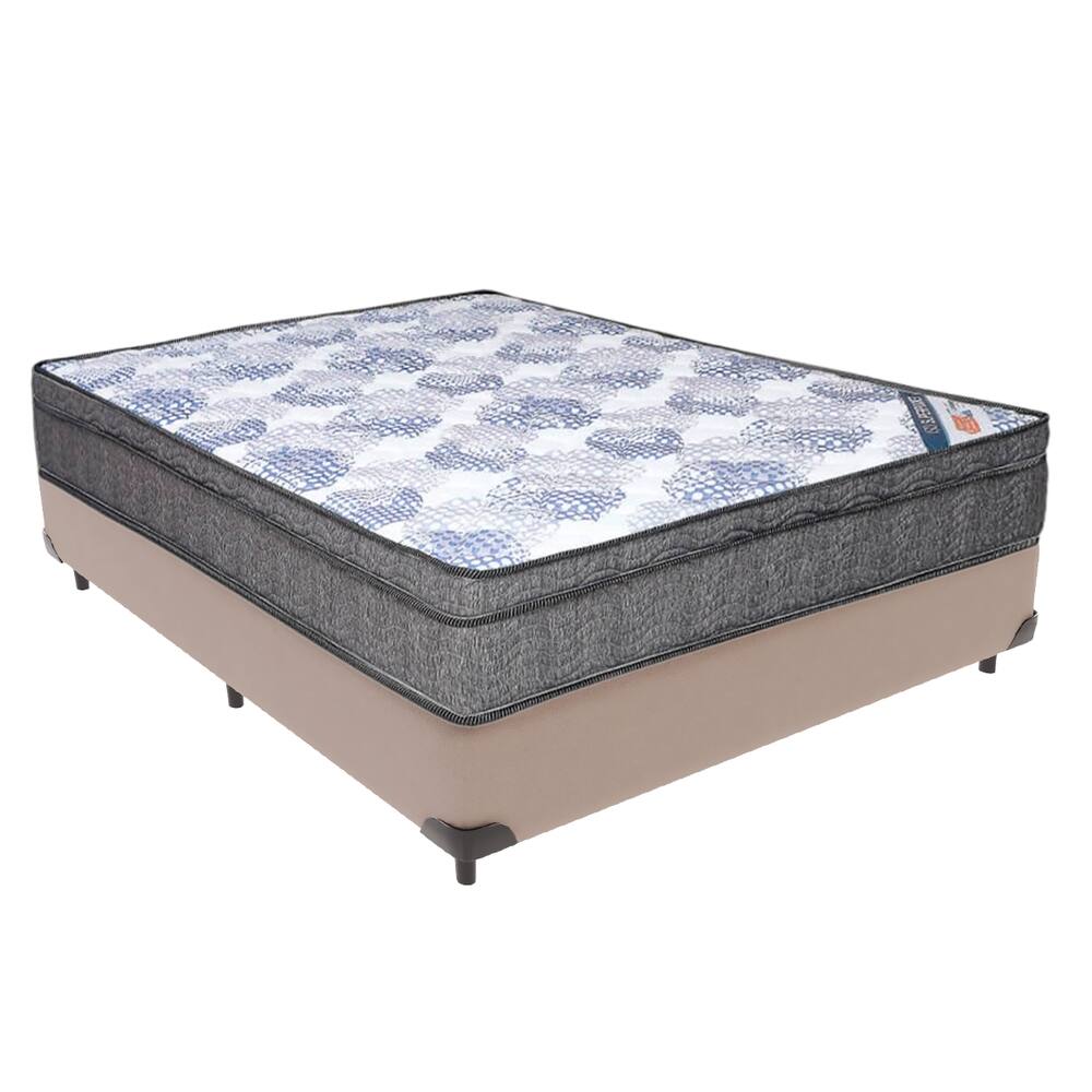 Cama Box Bege Ortobom ISOSuperpocket Molas Pillow Viúvo