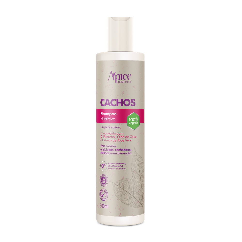 Shampoo Nutritivo Apice Cachos 300ml
