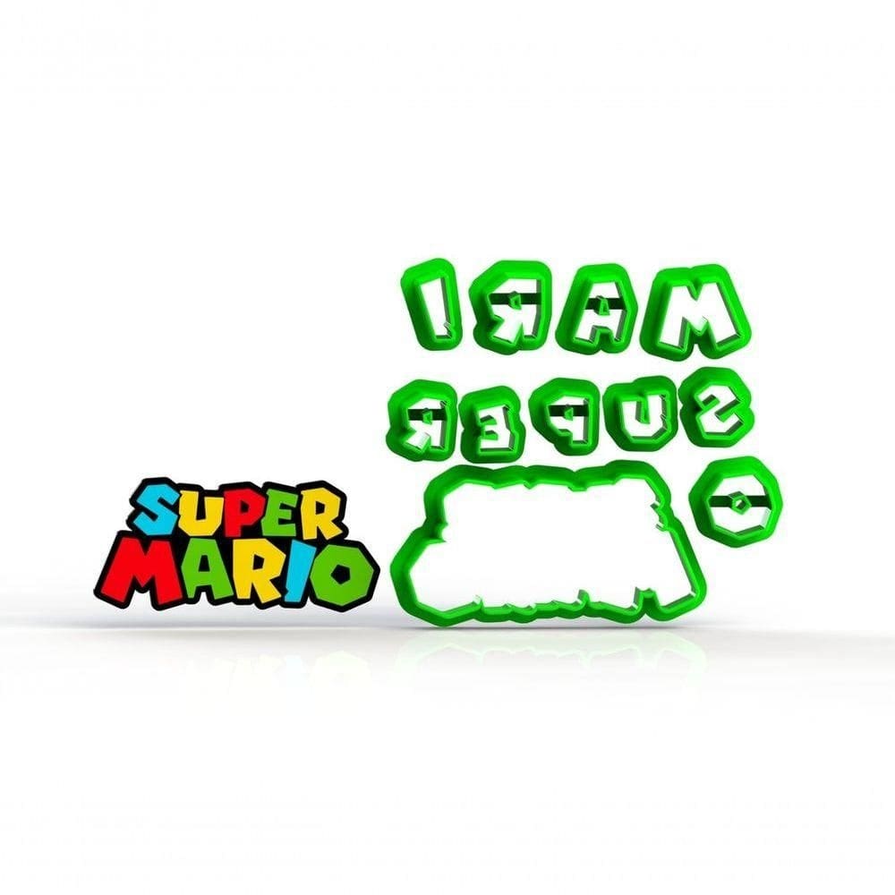 Cortador Super Mario - Luigi - Modular Tamanho 6 Cm