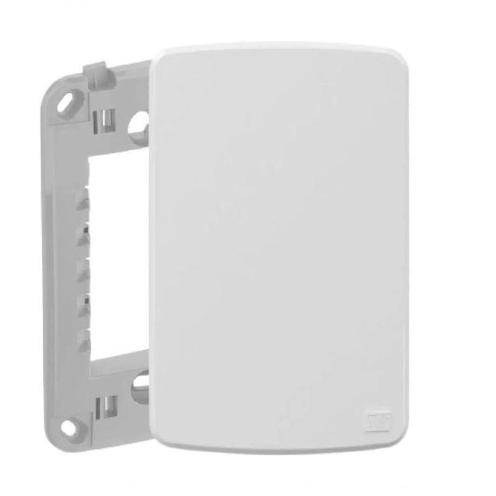 Placa Com Suporte 4x2" Cega Branco Composé