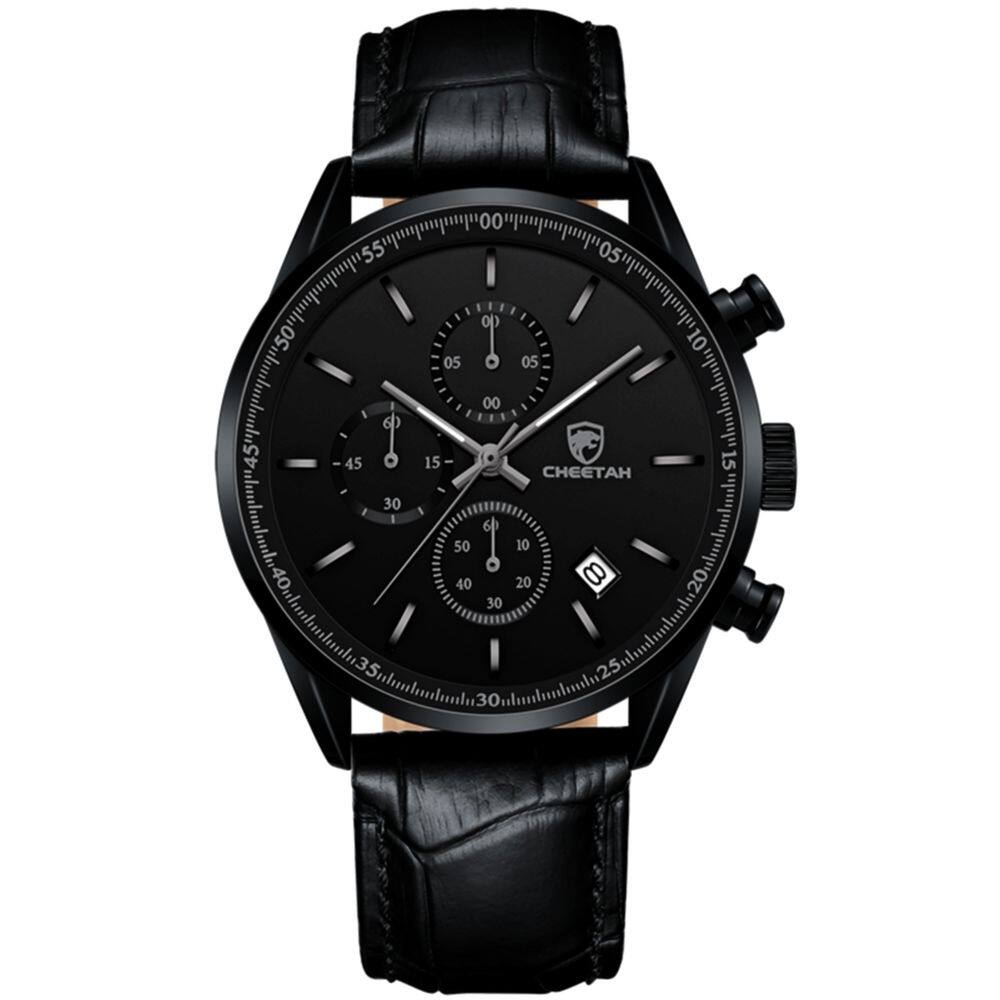 Relógio de Pulso Masculino de Quartzo Design Esportivo com Data automática Impermeavel
