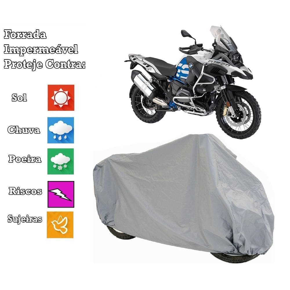 Capa cobrir moto bmw r1200gs 100 % impermeável e 100%