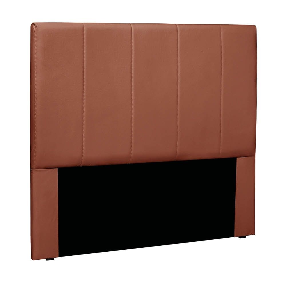 Cabeceira Cama Box Casal 140 cm Arizona Veludo Cobre S04 - D`Rossi