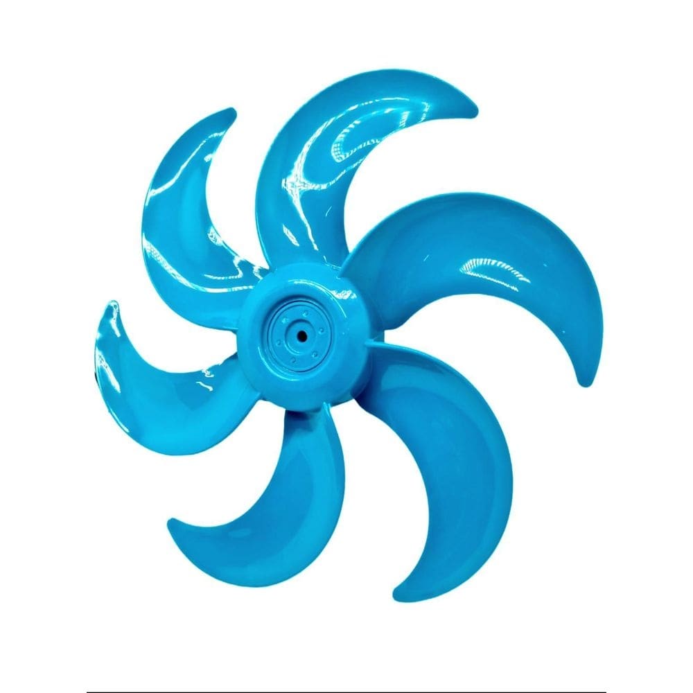 Hélice do ventilador 40cm 6 pás azul petróleo mondial