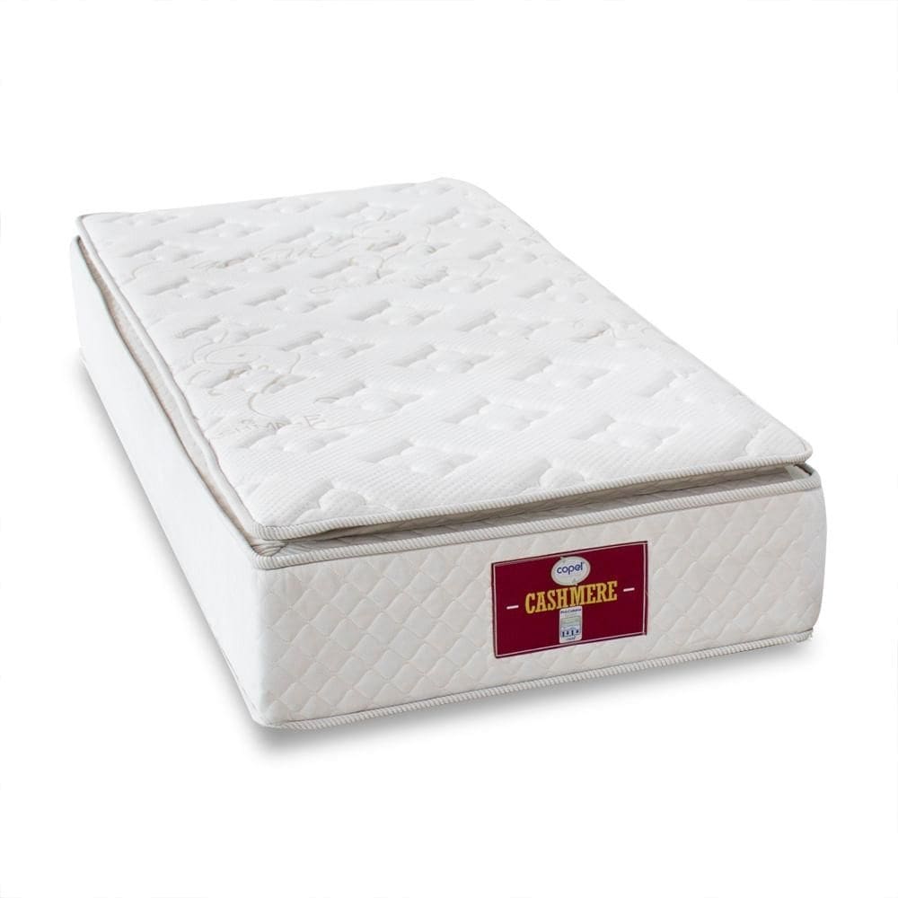 Colchão Cashmere SOLTEIRO Pillow - Molas Ensacadas - 120x203