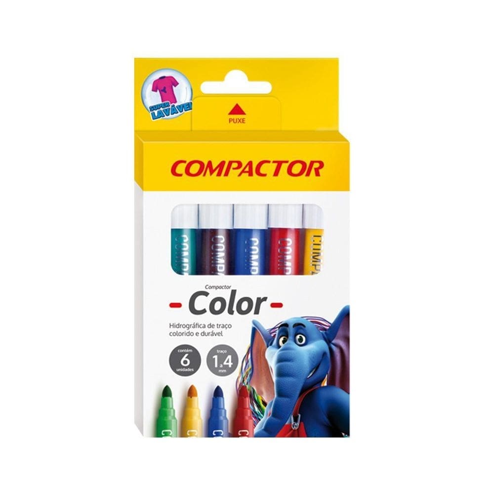 Compactor Color 6 Cores Pastel