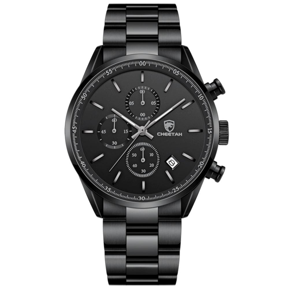 Relógio de Pulso Masculino Aço Inoxidável Á prova água Esportivo de Quartzo