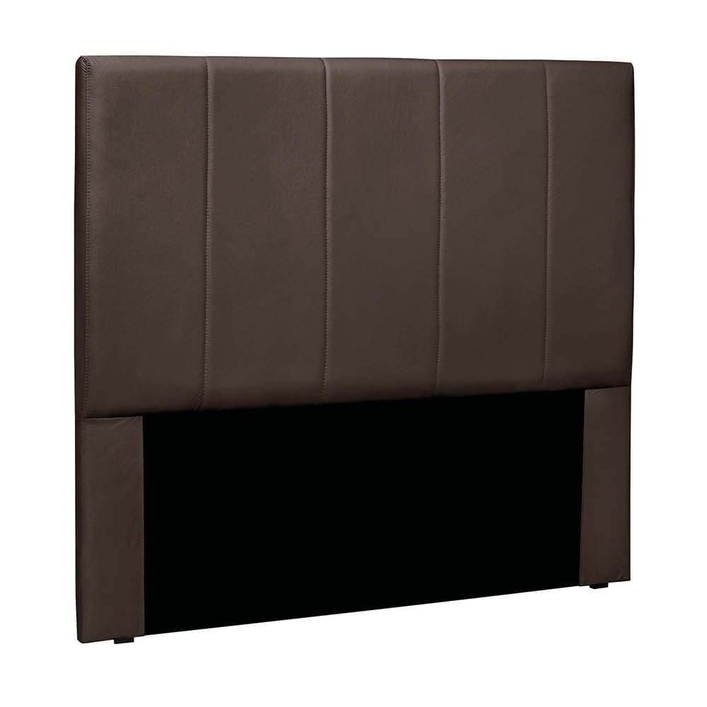 Cabeceira Cama Box Casal 140 cm Arizona Veludo Marrom S04 - D`Rossi
