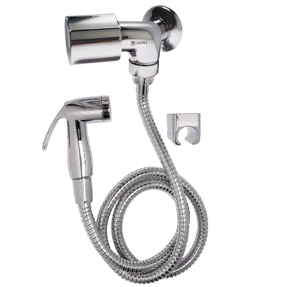 Ducha Higiênica Angular Esquerda Tigre 1,20 M - 07018ANGK100