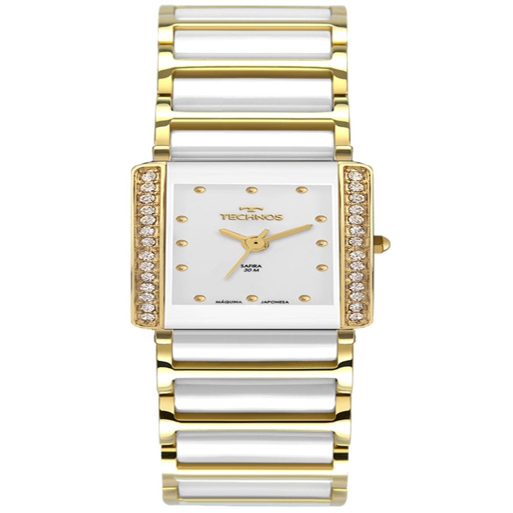 Relógio Technos Feminino Ceramic/saphire Branco 5Y30XO/1B
