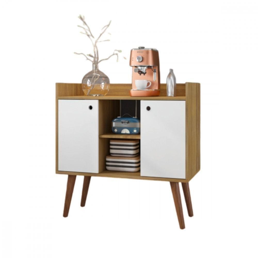 Buffet Aparador De Café Cairo 2 Portas Fiorello Freijo Com Branco