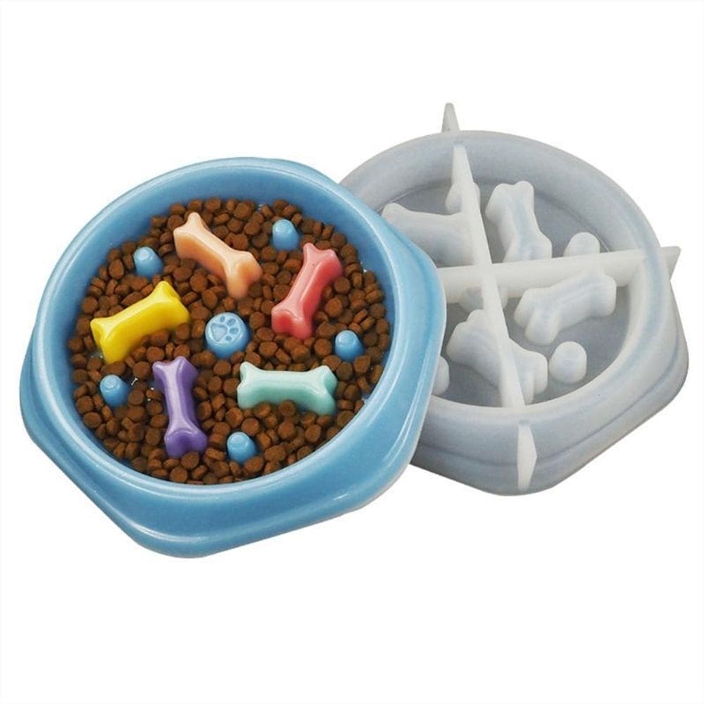 Molde de silicone comedouro cachorro