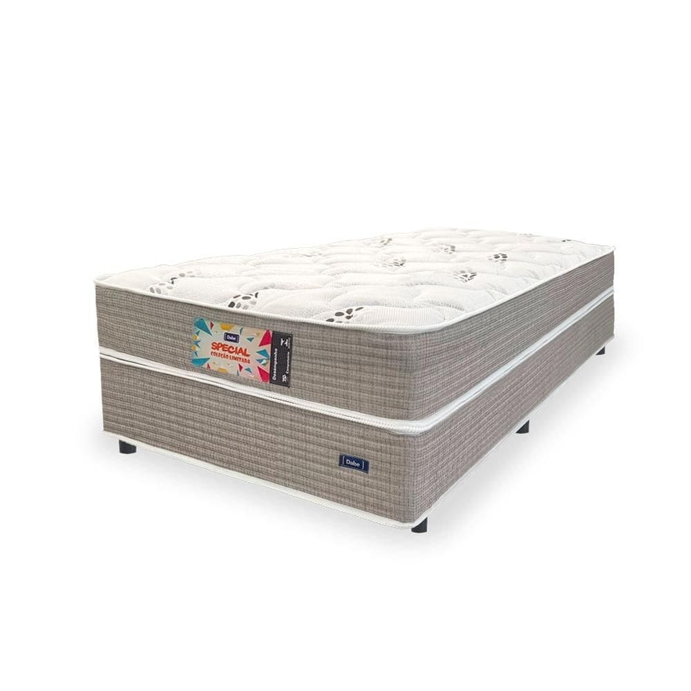 Cama Box Evolution + Colchão Dabe Coleção Special- 078x188
