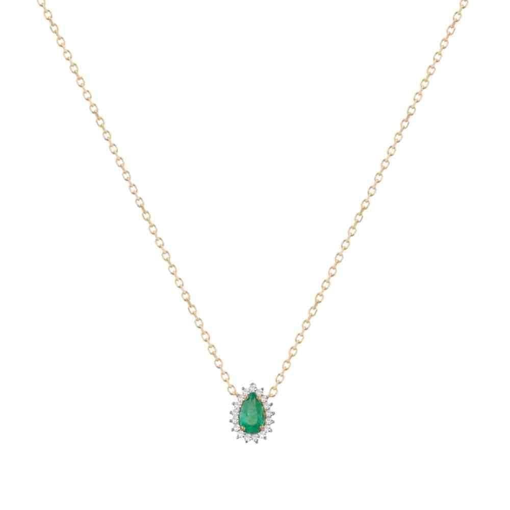 Cordão Ouro Esmeralda 18K Elister Gfnh303/0003