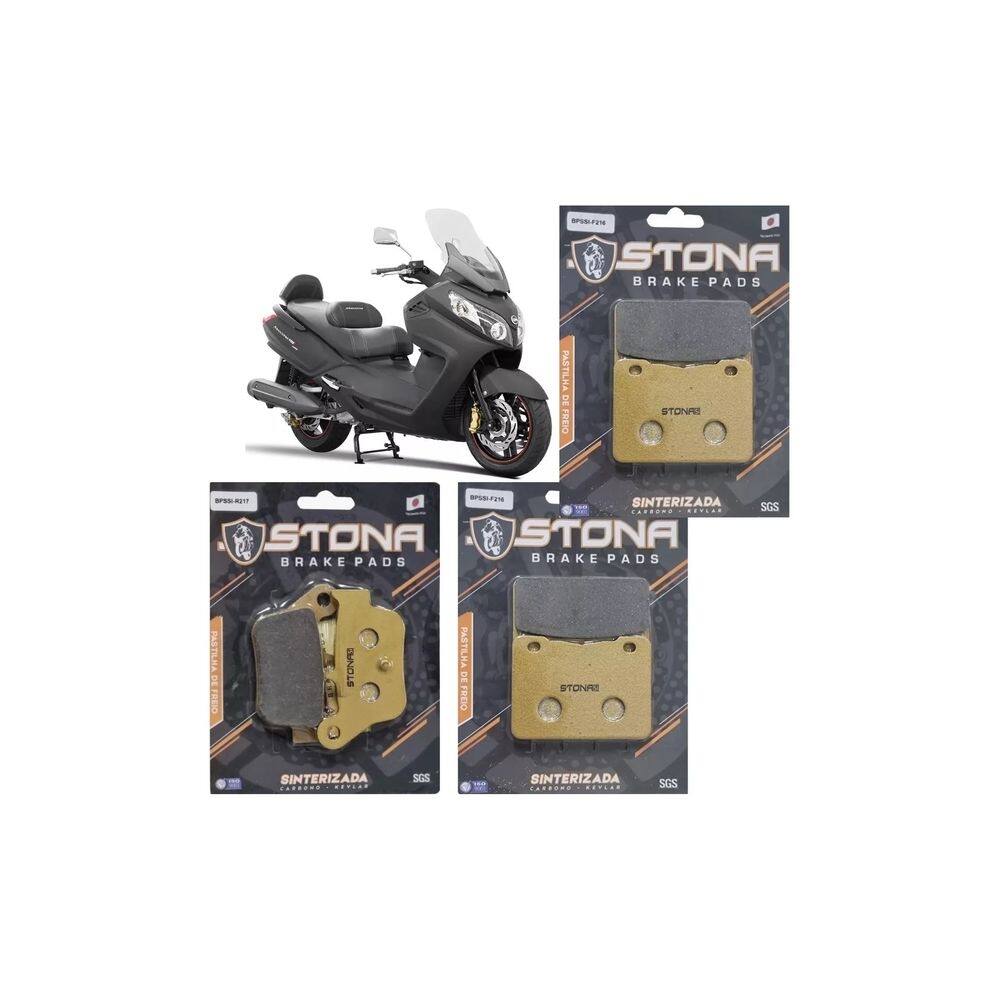 Jg Pastilha Freio Stona Sinterizada D+T Maxsym 400 2023 2024