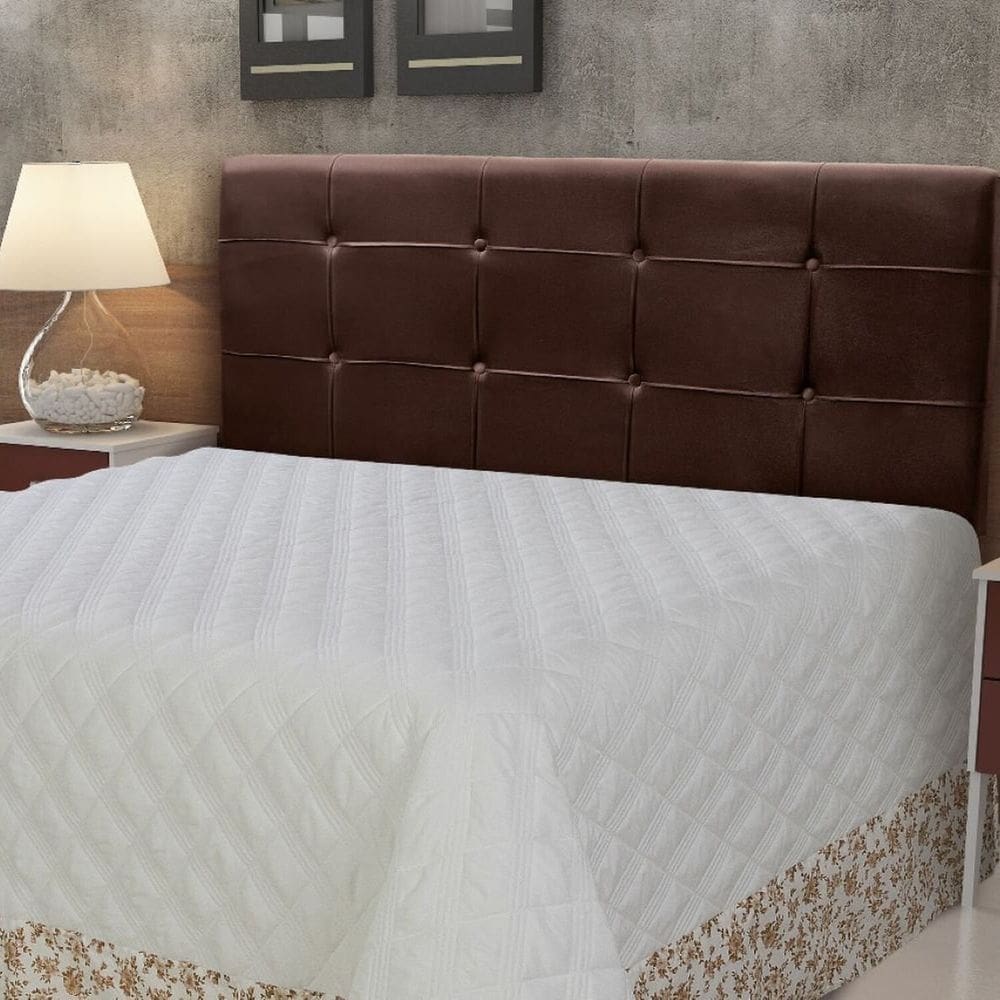 Cabeceira Casal 140 Cm Pop Londres Marrom