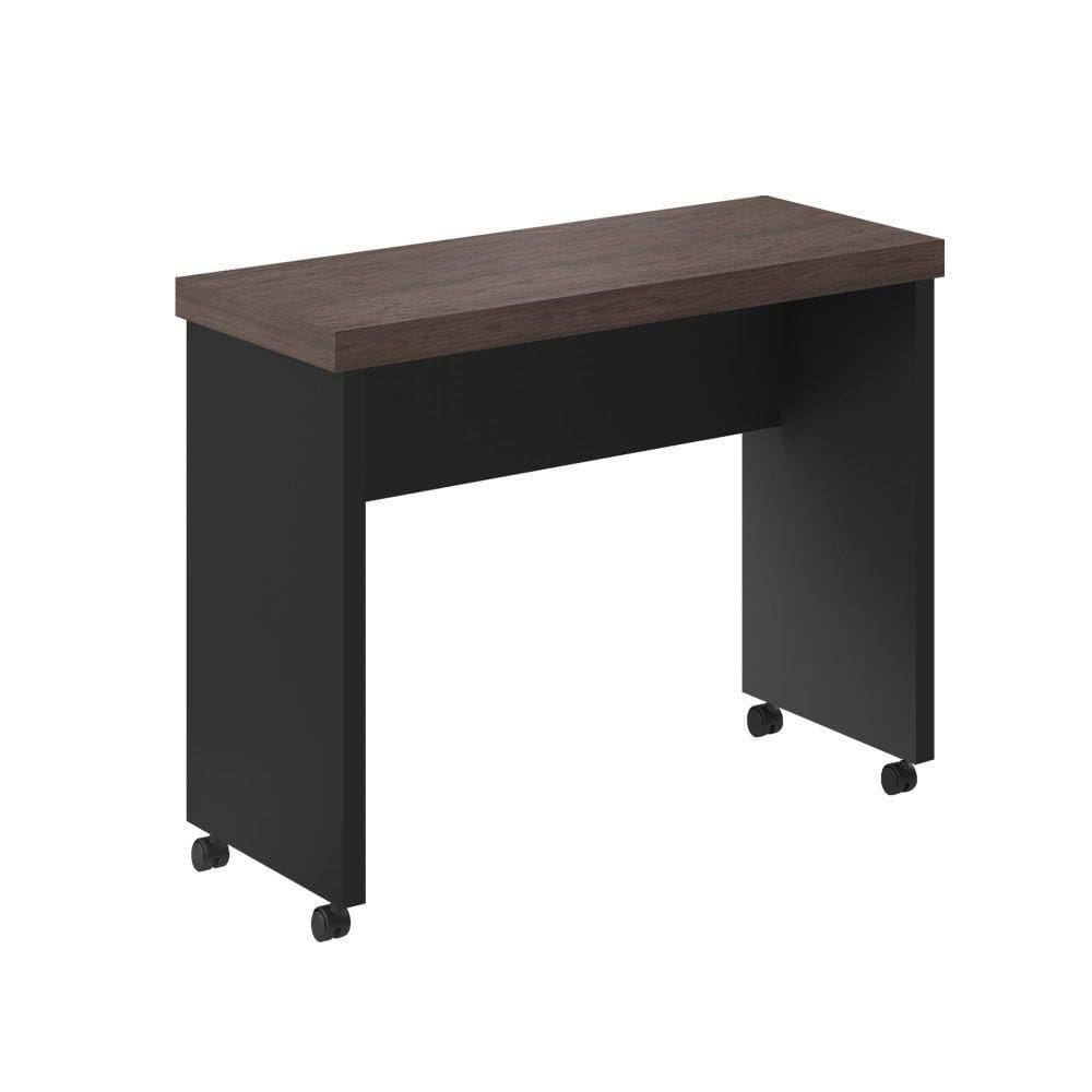 Mesa De Computador Com Rodizios Towel Freijo Preto