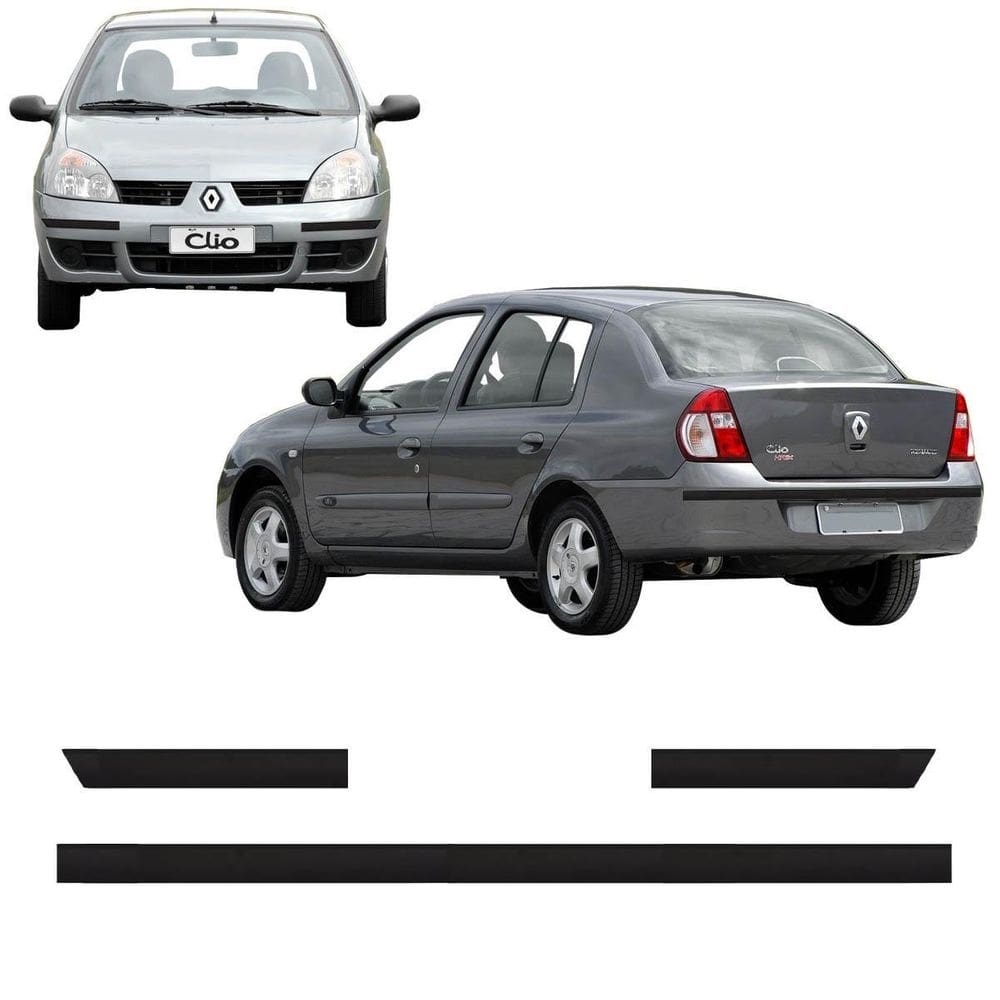 Friso parachoque renault clio sedan 2006 a 2016 6012a