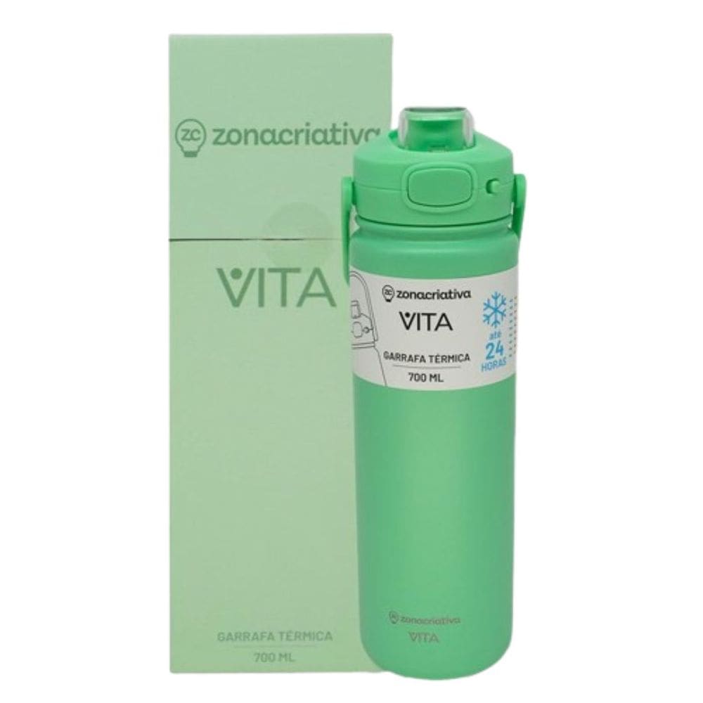 Garrafa Click Excallibur Vita Pistache 700ML 10073094 Zonacriativa