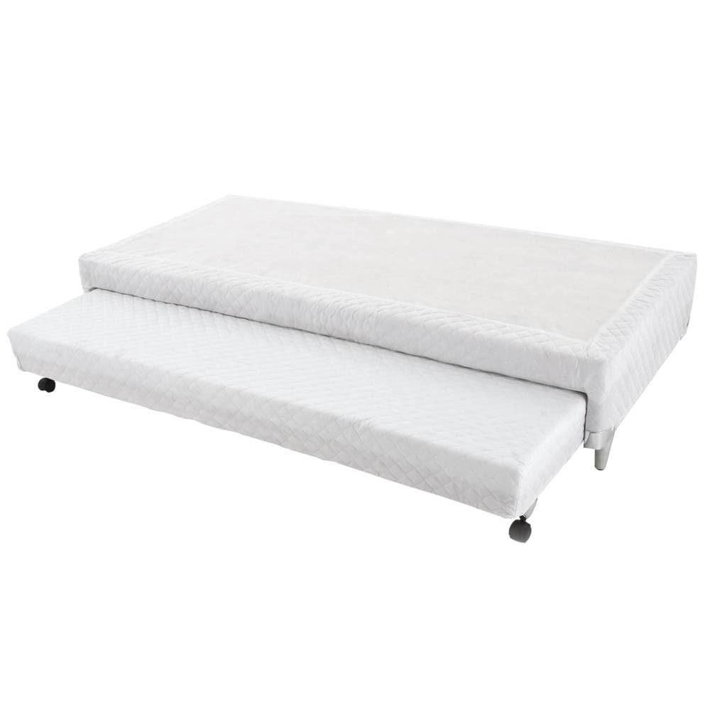Cama Box Bicama Viúva Branco - 120x200