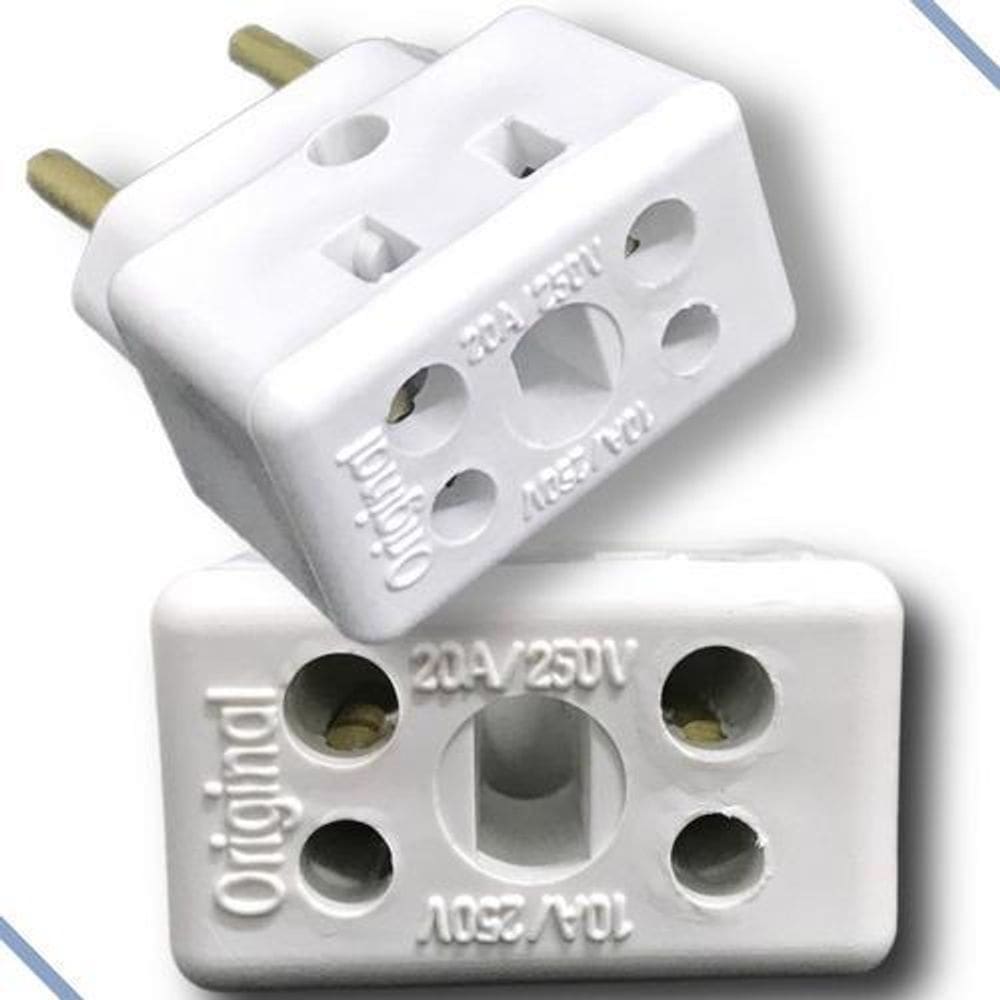 Adaptador de tomada 10a/20a 250v